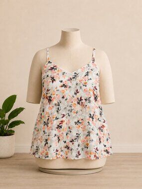 Torrid Sophie Floral Chiffon Swing Cami Plus 4X